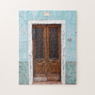 Quaint Blue Door Jigsaw Puzzle
