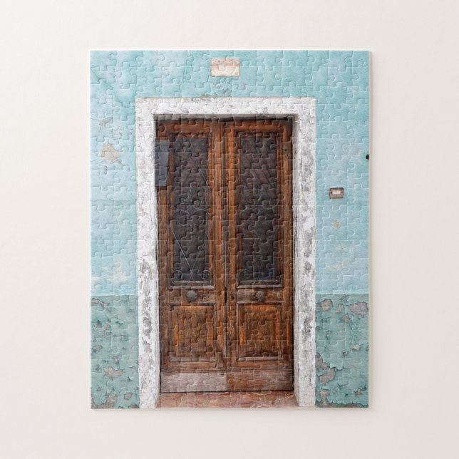 Quaint Blue Door Jigsaw Puzzle (Vertical)