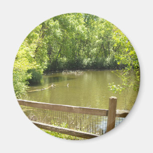 quaint bridge magnet