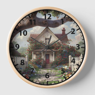 Quaint house clock