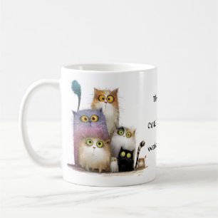 Quaint My Cute Cat Videos Watching Coffee Mug