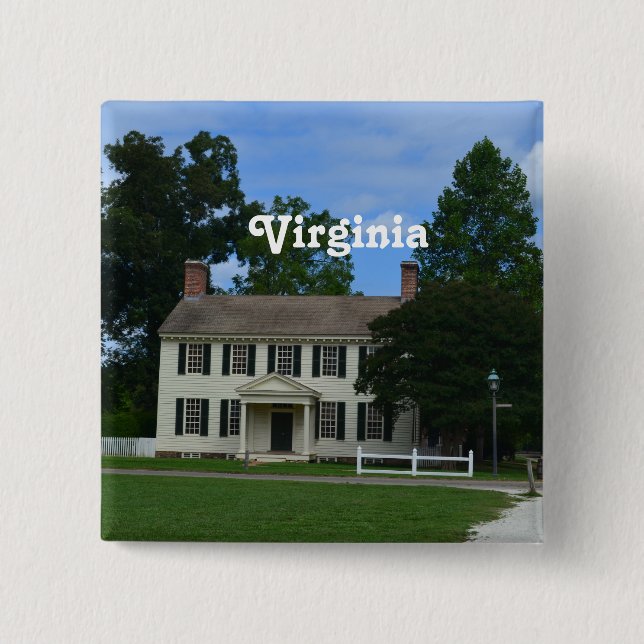 Quaint Williamsburg 15 Cm Square Badge (Front)