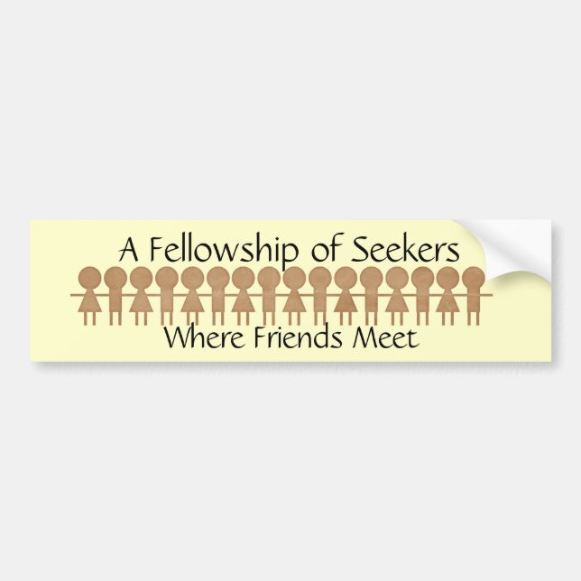 Quaker bumper sticker (Front)