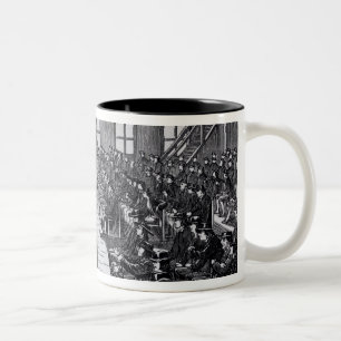 Quaker Meeting, Philadelphia Two-Tone Coffee Mug