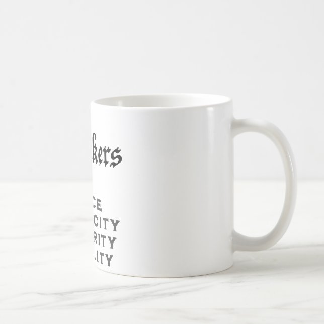 Quaker Motto Coffee Mug (Right)