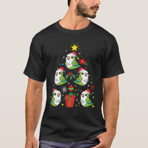 Quaker Parrot Green Christmas Ornament Tree Funny T-Shirt