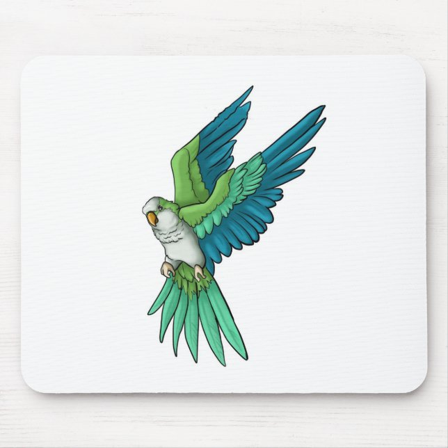 Quaker Parrot Products Mouse Pad (Front)