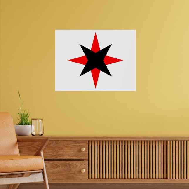 Quaker Star Poster (Living Room 2)