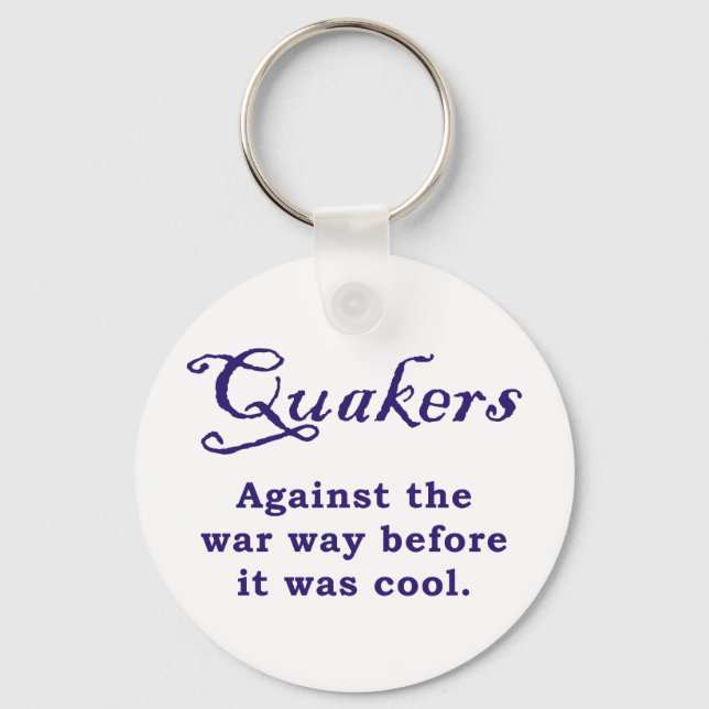Quakers - War Key Ring (Front)