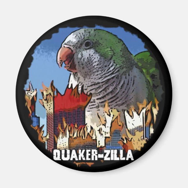 QuakerZilla Magnet (Front)