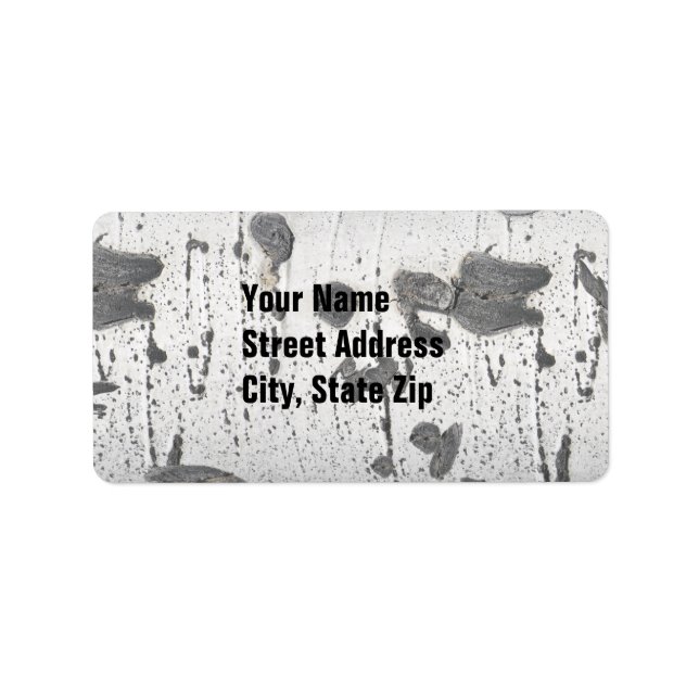 Quaking Aspen Bark Label (Front)