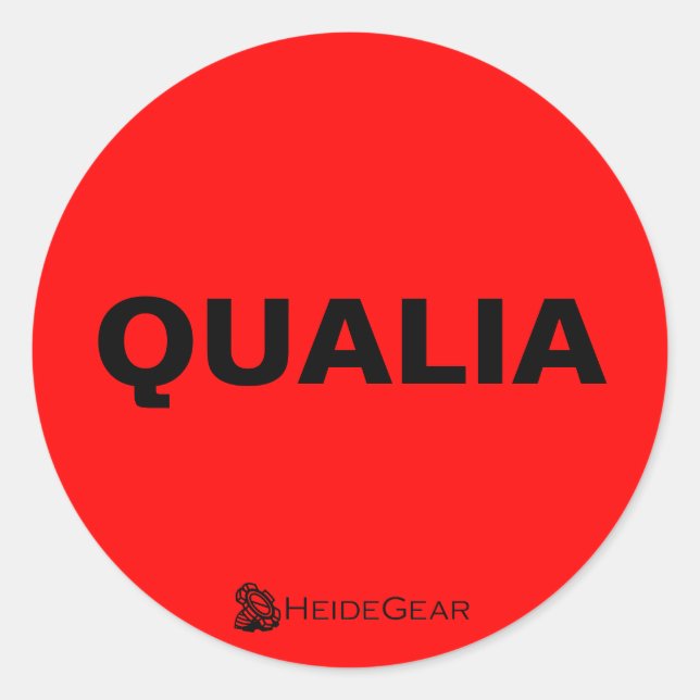 Qualia Sticker (Front)