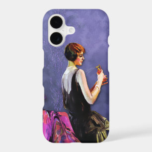 QUALIDA, 1920s FASHION in PERIWINKLE and FUCHSIA
