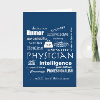 Qualities of a Good Physician/White Text on Blue