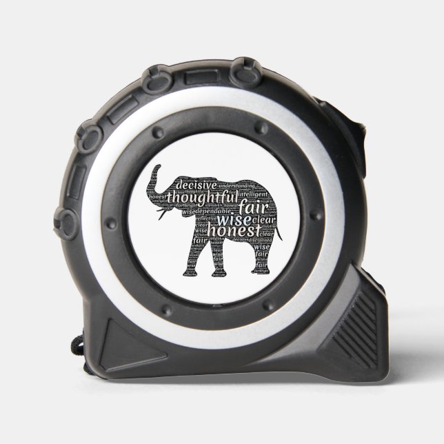 Qualities of an Elephant Word Cloud 1 (Front)