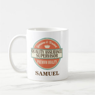 Quality Assurance Supervisor Personalised Mug Gift