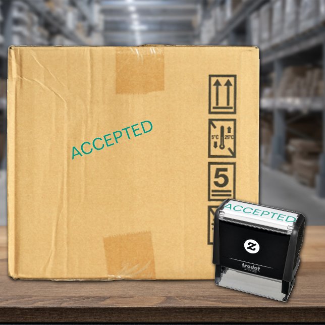 Quality Control Inspector "ACCEPTED" Self-inking Stamp (Creator Uploaded)