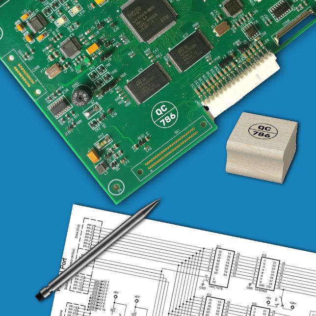 Quality Control Inspector Inspection Rubber Stamp (Creator Uploaded)