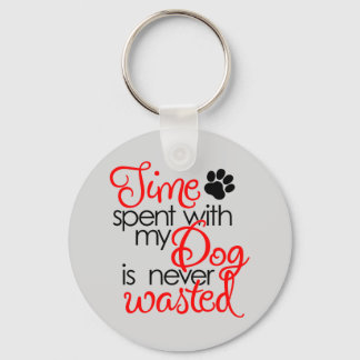 Quality Dog Time Key Ring