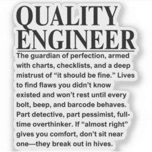 Quality engineer