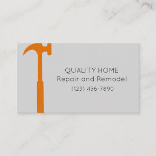 Quality Home Repair and Remodel Business Card