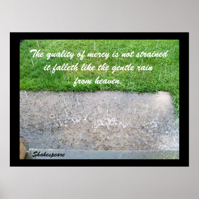 QUALITY OF MERCY  print (Front)