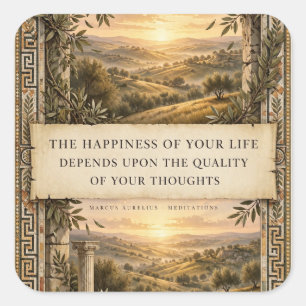 Quality of Your Thoughts — Aurelius Sticker