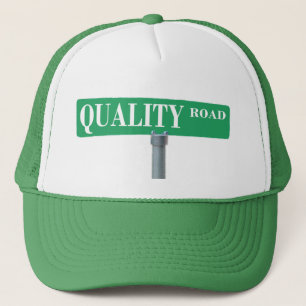 Quality Road Street Sign Trucker Hat