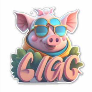 Quality Stickers at Your Fingertips Pig Stickers
