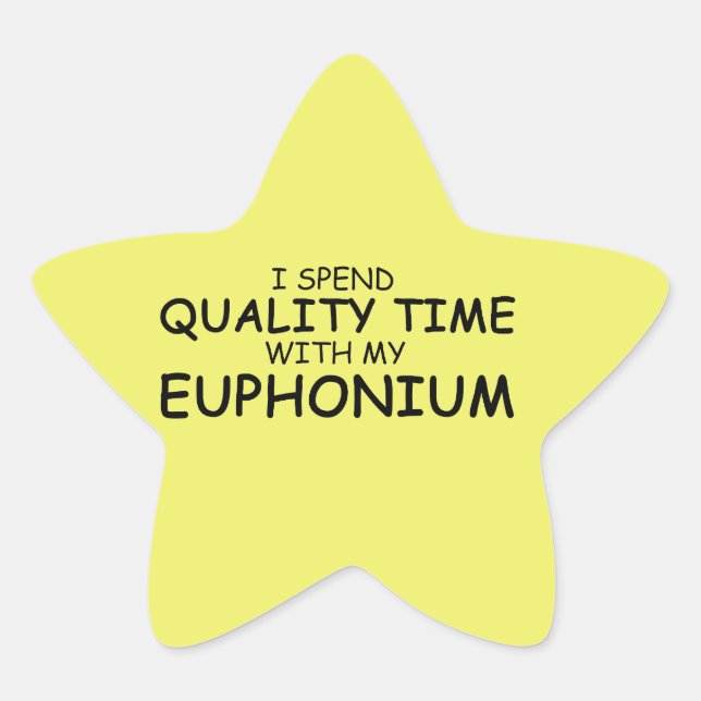 Quality Time Euphonium Star Sticker (Front)
