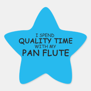 Quality Time Pan Flute Star Sticker