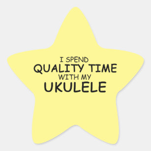 Quality Time Ukulele Star Sticker