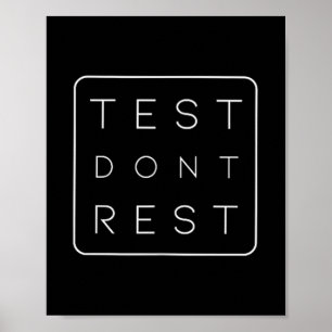 Quality Urance Software Tester Qa Engineer Geeks F Poster