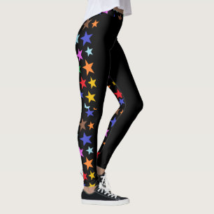 Quality Workout Leggings With Stars on The Side