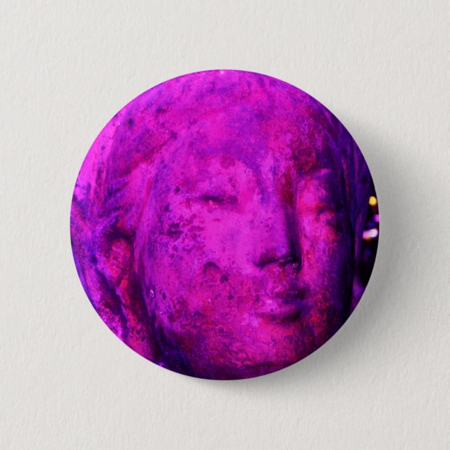 Quan Yin 6 Cm Round Badge (Front)