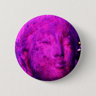 Quan Yin 6 Cm Round Badge