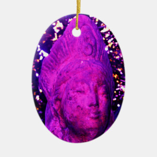 Quan Yin Ceramic Tree Decoration