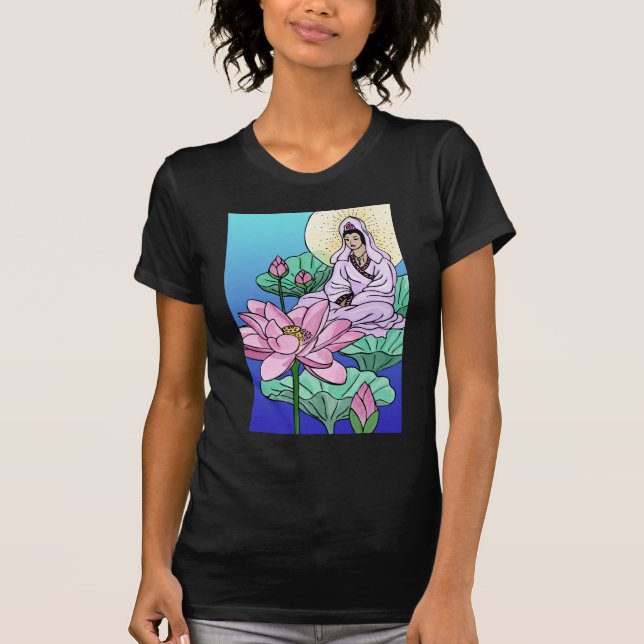 Quan Yin (Kuan Yin) in the Lotus T-Shirt (Front)
