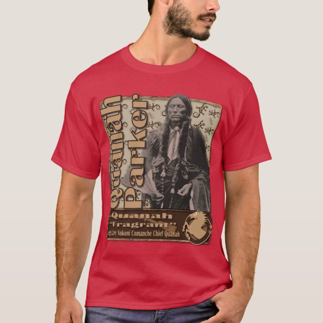 Quanah Parker Nokoni Comanche Leader T-Shirt (Front)