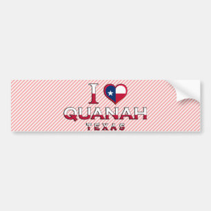 Quanah, Texas Bumper Sticker
