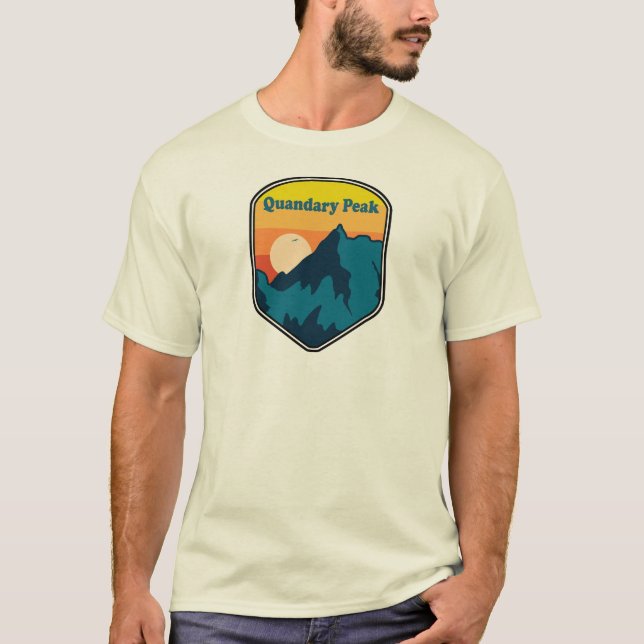 Quandary Peak Colorado Sunrise T-Shirt (Front)