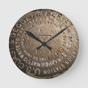 Quandary Peak Fourteener USGS Benchmark Clock