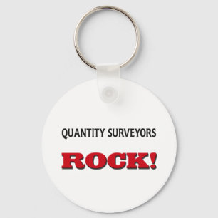 Quantity Surveyors Rock Key Ring