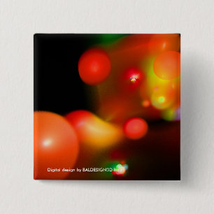 QUANTUM BUBBLES 15 CM SQUARE BADGE