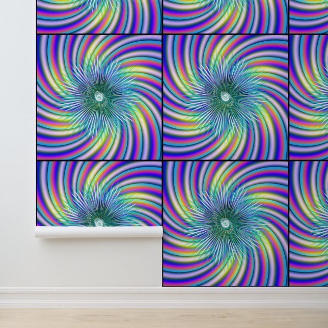 Quantum Colourful Floral Mandala Art  Wallpaper (Application)