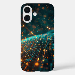 Quantum Data Stream iPhone 16 Case