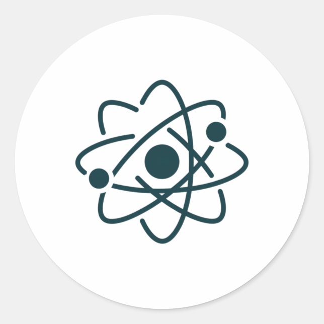 Quantum Elegance Sticker  (Front)