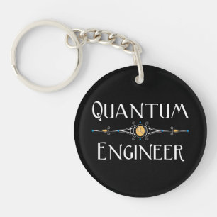 Quantum Engineer Line Key Ring