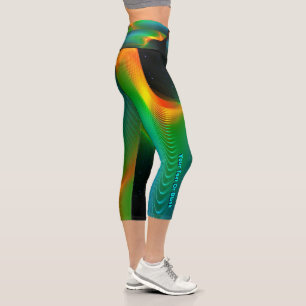 Quantum Entanglement Capri Leggings