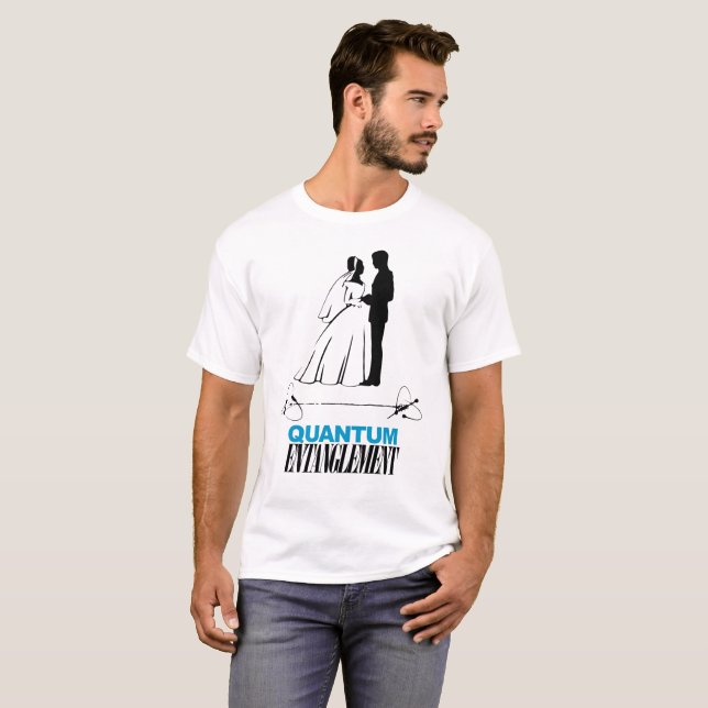Quantum Entanglement Marriage T-Shirt (Front Full)